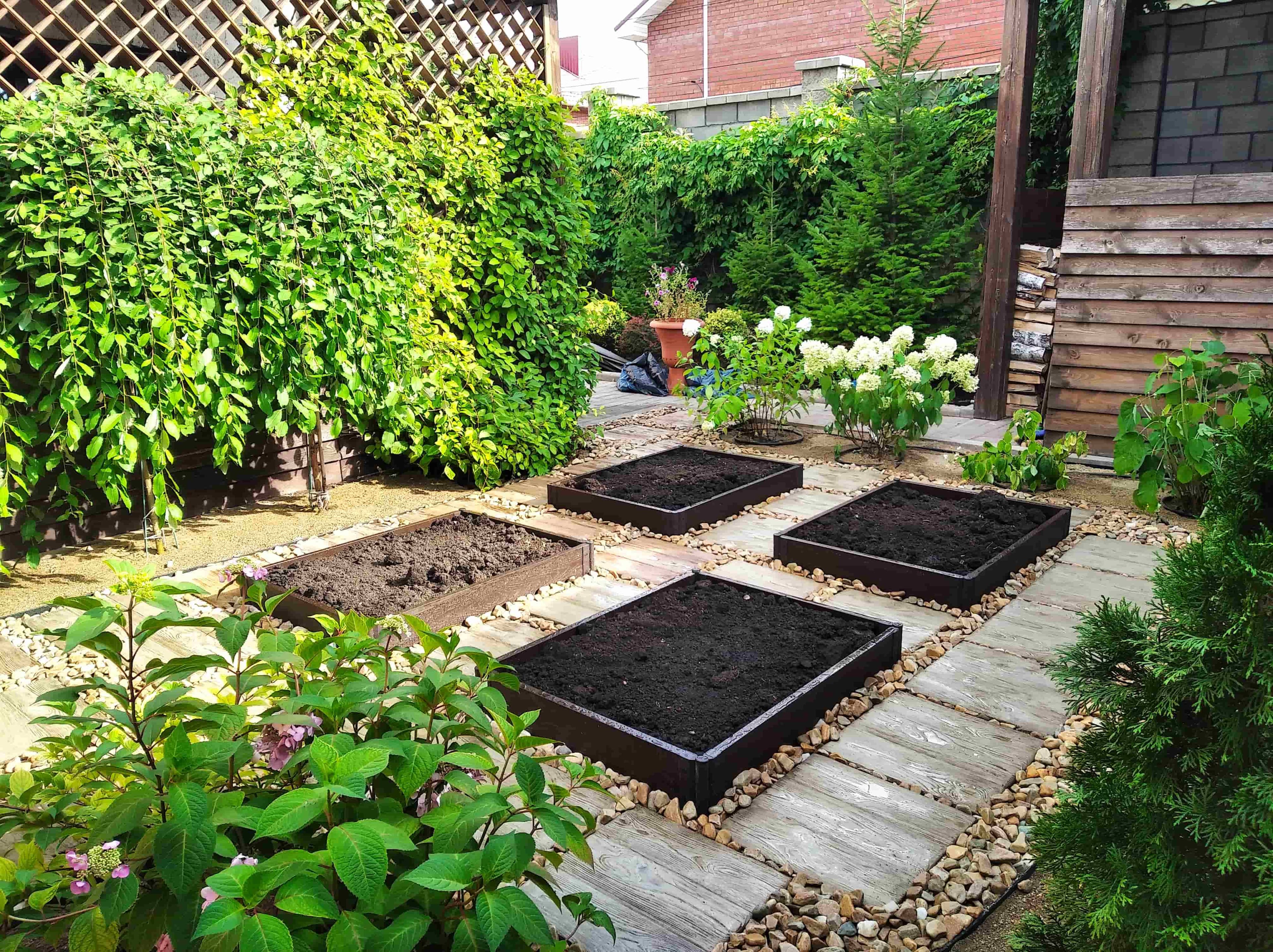 Декоративный огород. Примеры работ